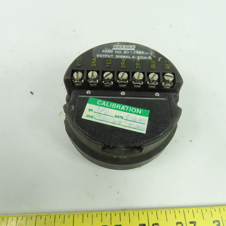 Foxboro B0139EY Pressure Transmitter Output Signal 4-20mA