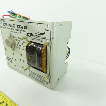 Condor Inc. C5-6.0/OVP Open Frame Linear DC Power Supply 5VDC 6.0A OVP