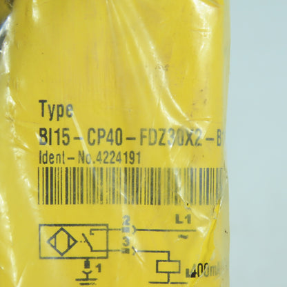 Turck 4224191 BI15-CP40-FDZ30X2-B1131 Inductive Proximity Sensor 20-250VAC