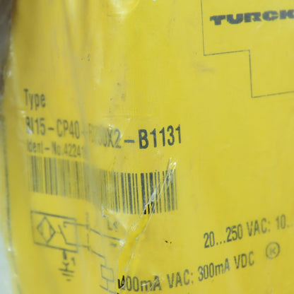 Turck 4224191 BI15-CP40-FDZ30X2-B1131 Inductive Proximity Sensor 20-250VAC