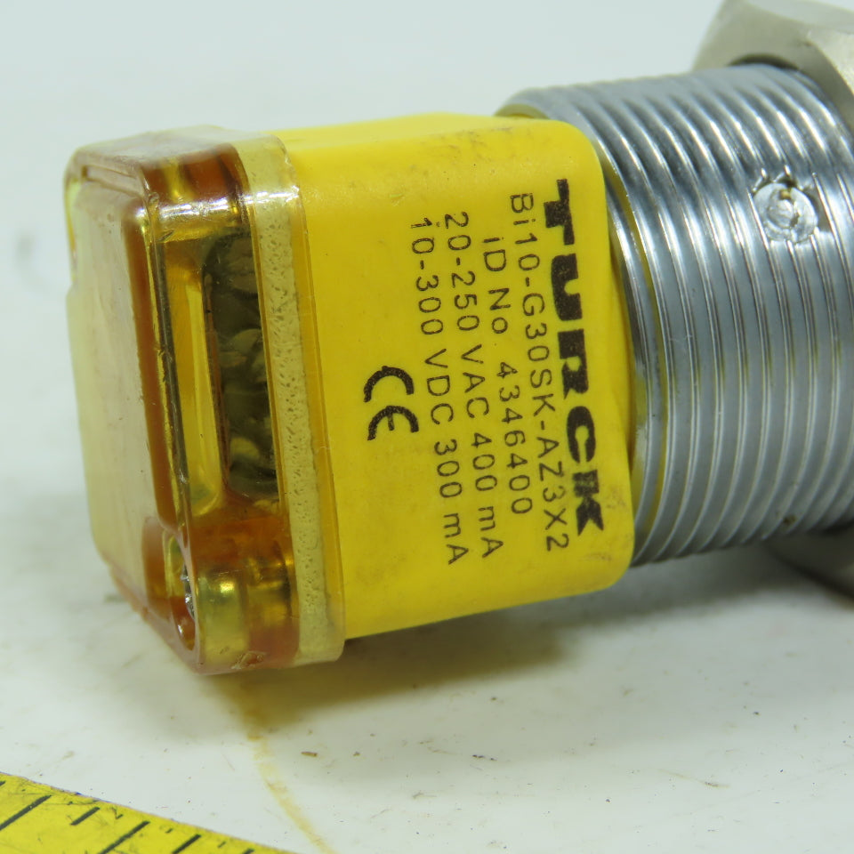 Turck BI10-G30SK-AZ3X2 Inductive Proximity Sensor 20-250VAC 10-300VDC