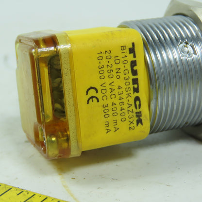Turck BI10-G30SK-AZ3X2 Inductive Proximity Sensor 20-250VAC 10-300VDC