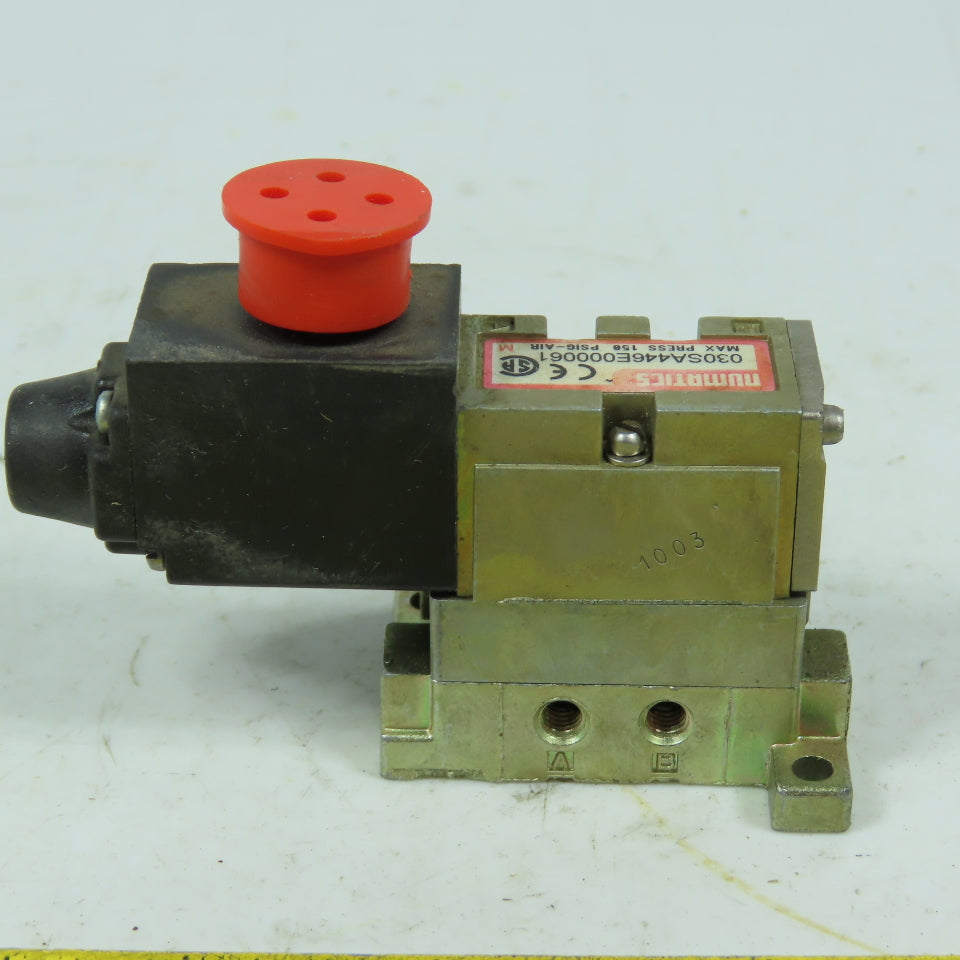 Numatics 236-115B 030SA446E000061 Single Solenoid Air Valve 24VDC 150PSI