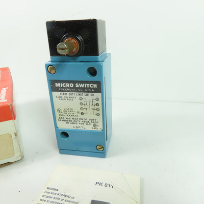 Micro Switch LSR7L Heavy Duty Limit Switch 600VAC Max 10A NEW