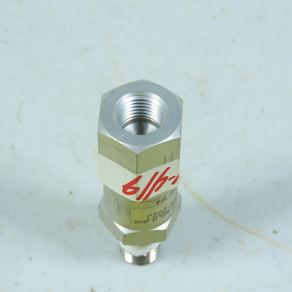 Azbil CV-202J In-line Check Valve Made in Japan