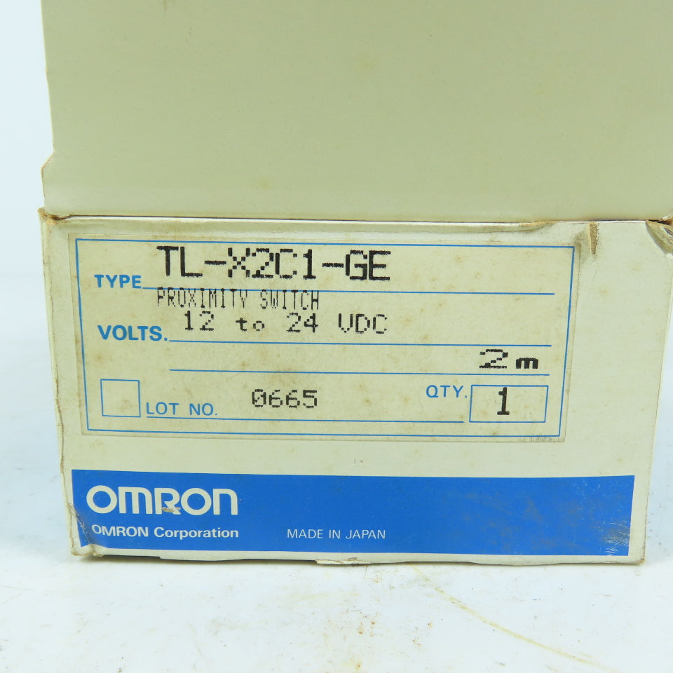 Omron TL-X2C1-GE Inductive Proximity Switch 12-24VDC 2mm Sensing