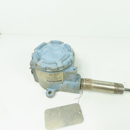 Rosemount 644HAE5J6F6XA Temperature Transmitter 0-500F HART PT100 3-Wire