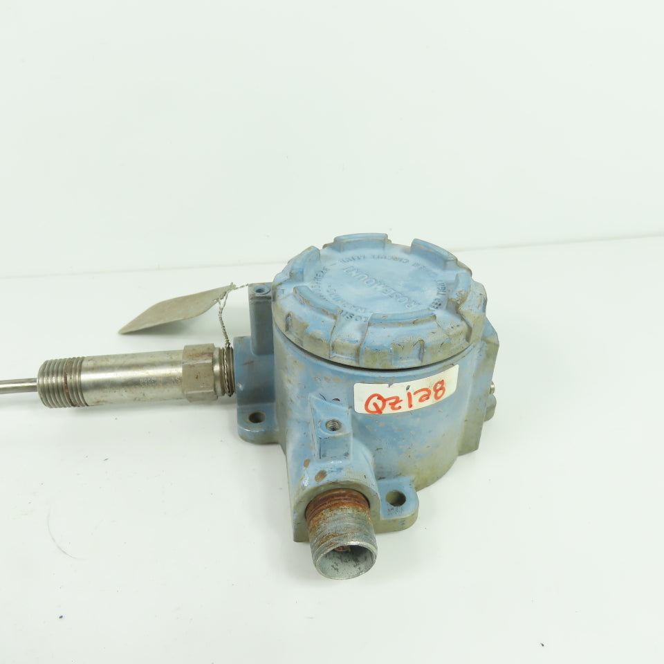 Rosemount 644HAE5J6F6XA Temperature Transmitter 0-500F HART PT100 3-Wire
