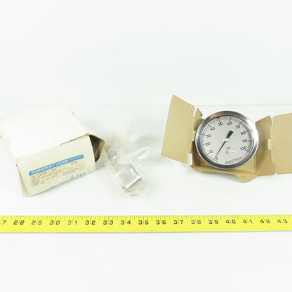 Ashcroft 3GA48365-017 1009AW Industrial Duralife Pressure Gauge 100psi 1/4 NPT