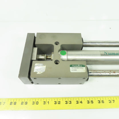 Numation SH15009BB16DS4 Guided Air Cylinder Dual Rod 9" Stroke 1-1/2" Bore
