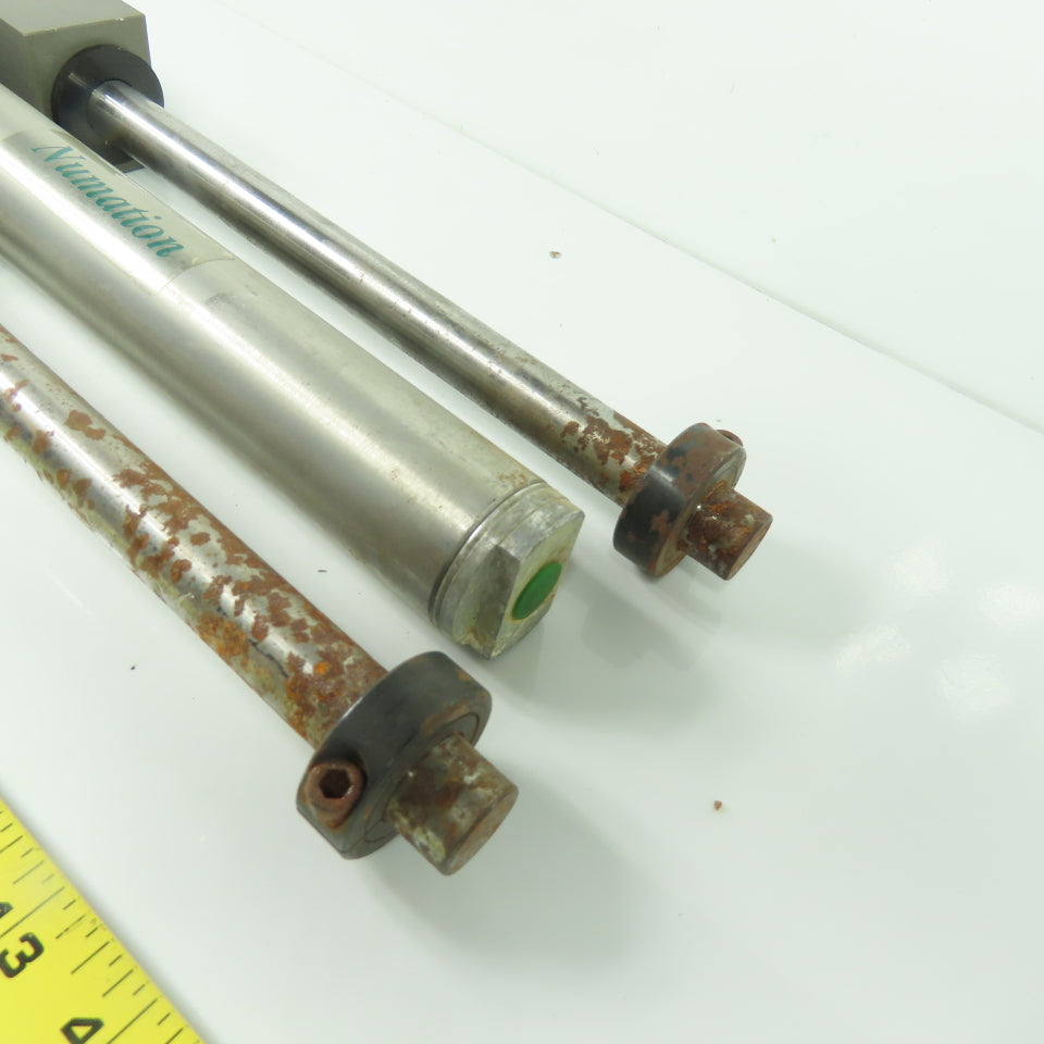 Numation SH15009BB16DS4 Guided Air Cylinder Dual Rod 9" Stroke 1-1/2" Bore