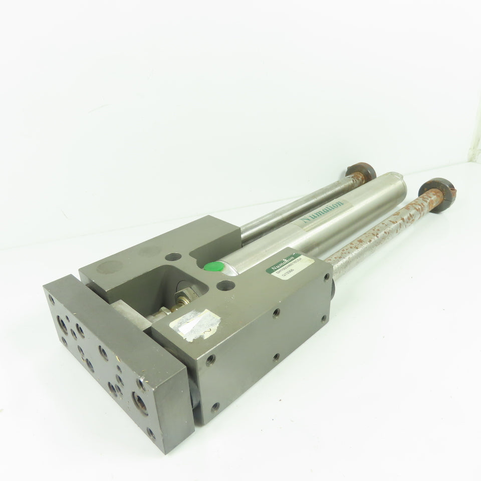 Numation SH15009BB16DS4 Guided Air Cylinder Dual Rod 9" Stroke 1-1/2" Bore
