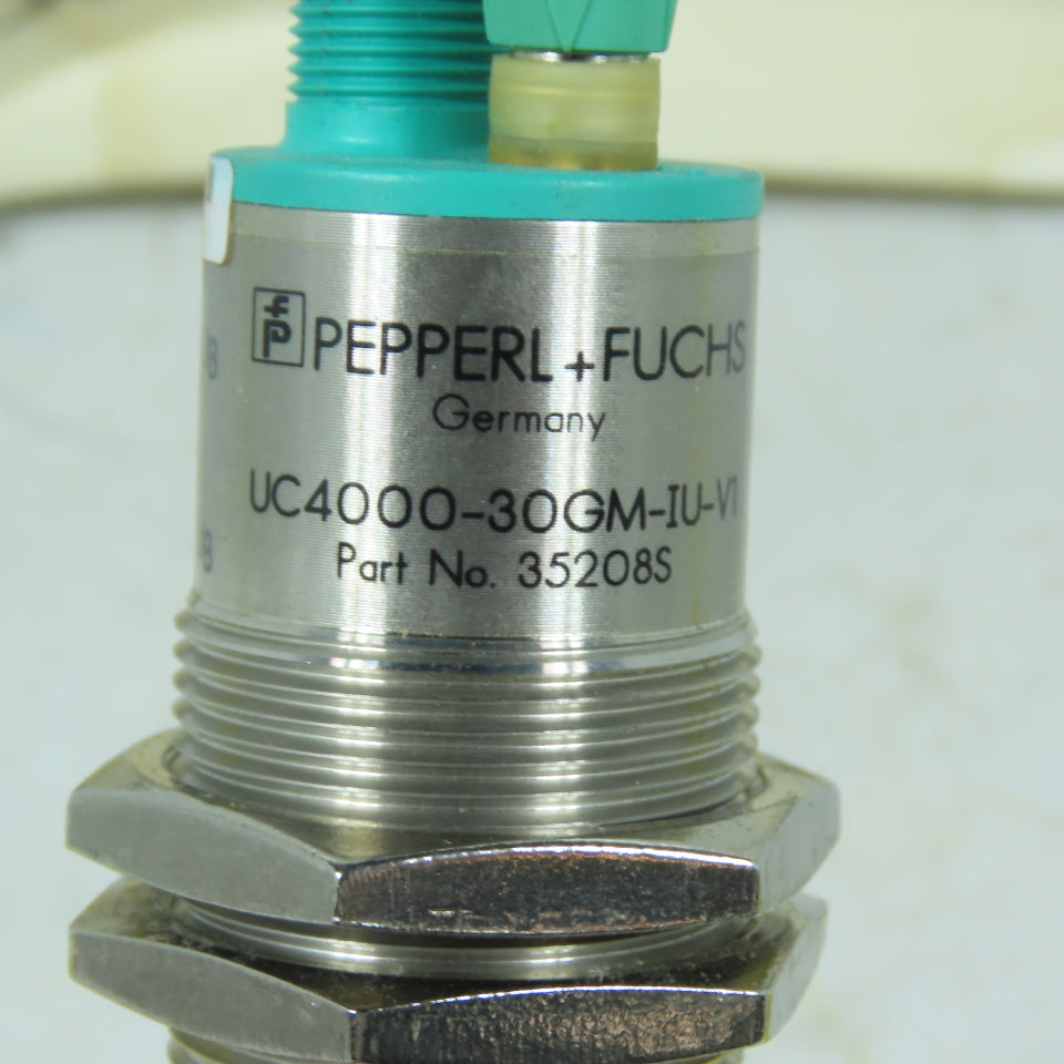 Pepperl+Fuchs UC4000-30GM-IU-V1 Ultrasonic Sensor 10-30VDC M30 Threaded NEW
