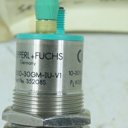 Pepperl+Fuchs UC4000-30GM-IU-V1 Ultrasonic Sensor 10-30VDC M30 Threaded NEW