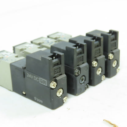 SMC VZ314M-5L 3-Port Solenoid Valve 24VDC Lot Of 4