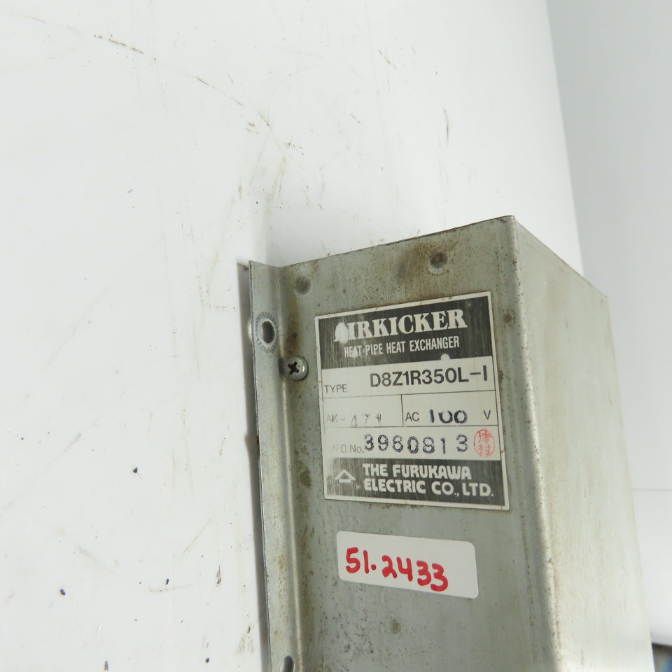 The Furukawa Electric D8Z1R350L-I 100VAC Airkicker Heat Pipe Heat Exchanger