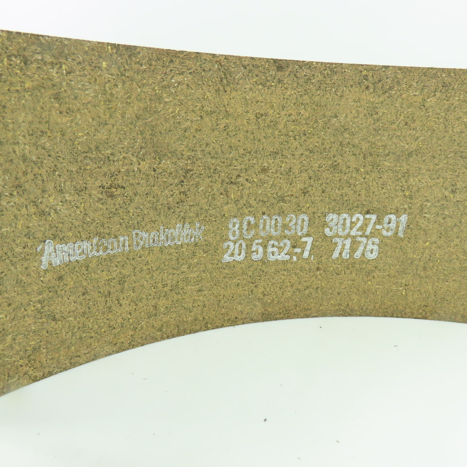 American Brakeblok 8C0030 3027-91 Curved Industrial Brake Lining Kit Lot Of 4