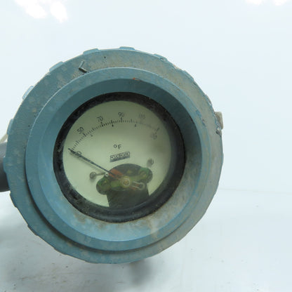Foxboro RTT10-AQFLS003 Temperature Transmitter 30-130 F 4-20mA W/ Indicator