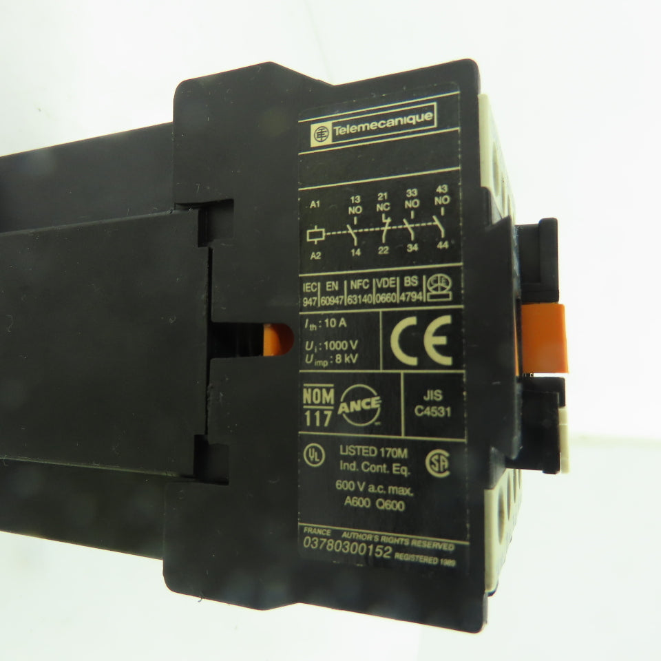 Telemecanique CA3DN31 Control Relay 24VDC Coil 10A 600VAC