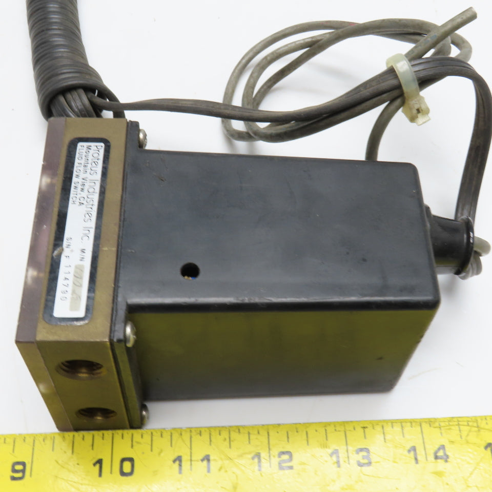 Proteus Industries 100B 1/4" NPT Liquid Flow Switch 115V