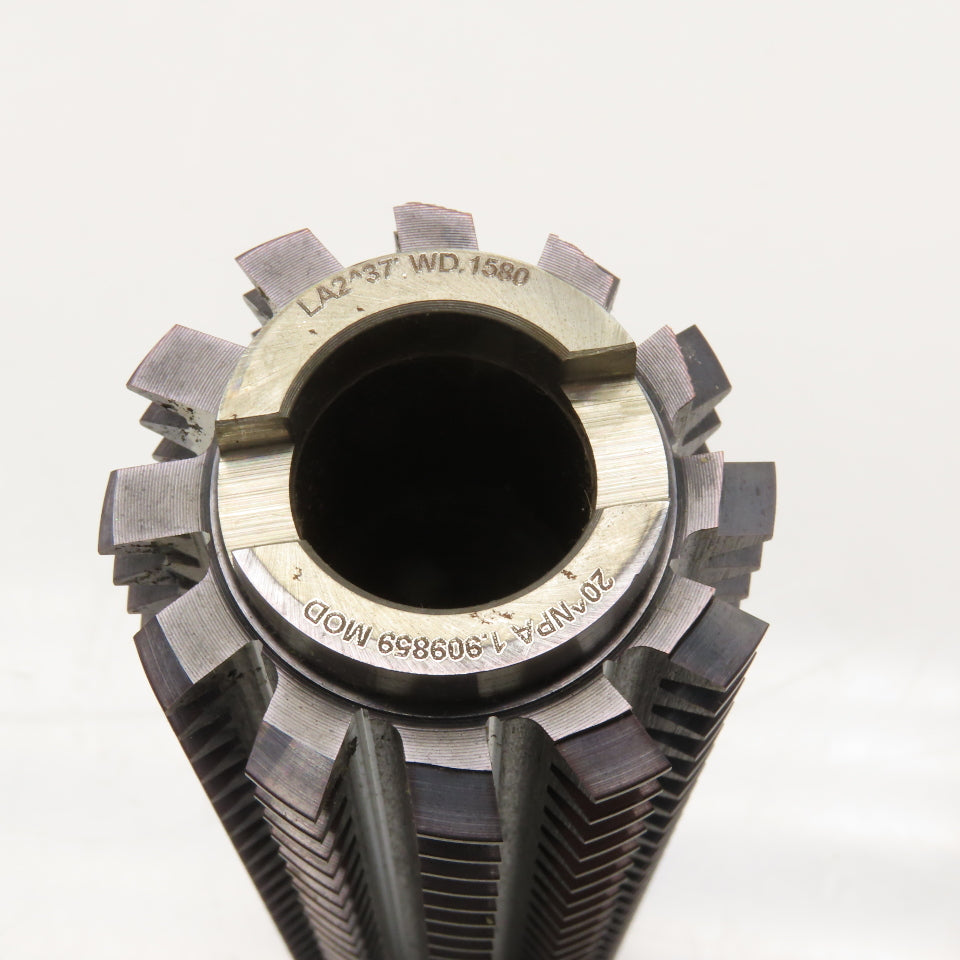 PMM4 ADV 131755 1.750 Carbide Gear Hob Cutter LA2^37' WD.1580 1LH 20^NPA