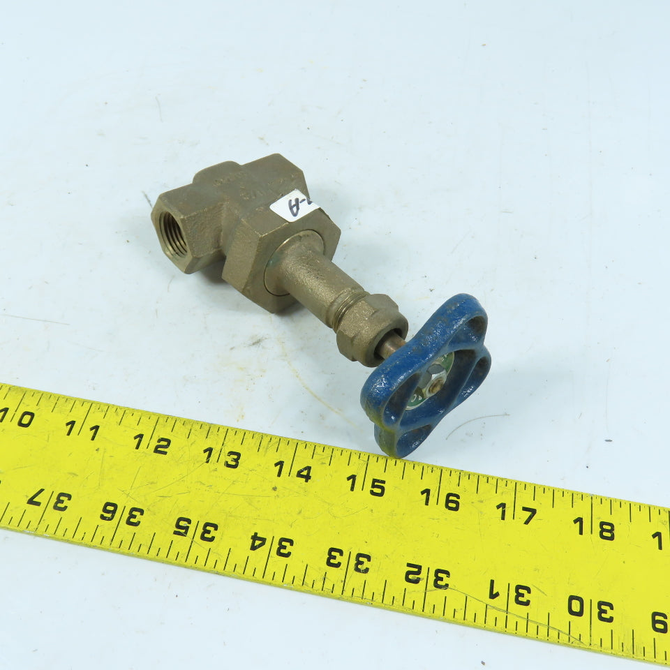NIBCO T-114-A 1/2" Brass Gate Valve 125S 200WOG