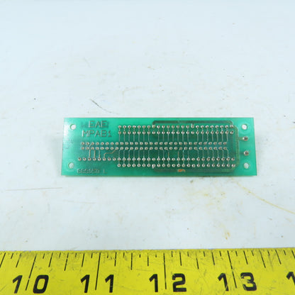 EAE 889050 MPAB1 Interface Adapter Bus Board 60-Pin Header