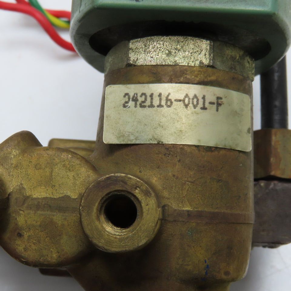 Asco 8210G2HW 242116-001-F 1/4" NPT 3 Way Solenoid Valve 120V Coil See Notes*