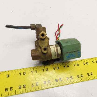 Asco 8210G2HW 242116-001-F 1/4" NPT 3 Way Solenoid Valve 120V Coil See Notes*