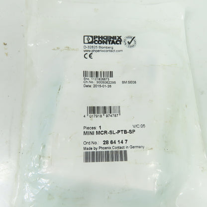 Phoenix Contact 2864147 MINI MCR-SL-PTB-SP Power Terminal Block 30V 2A NEW