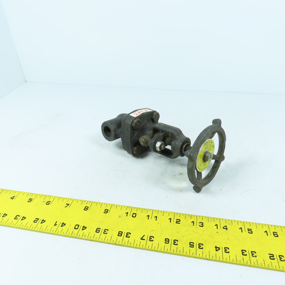 Conbraco F81-D Forged Steel Globe Valve 1975# @ 100F 3/8" Slip