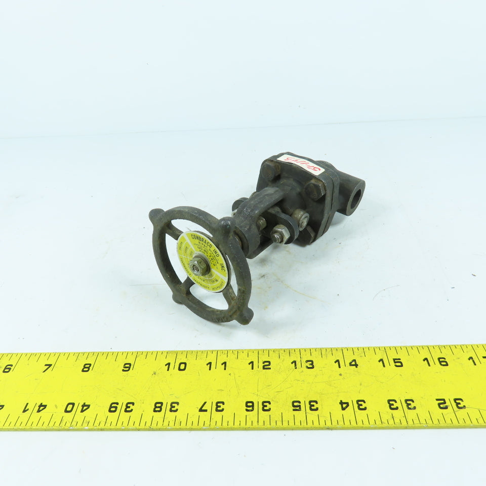 Conbraco F81-D Forged Steel Globe Valve 1975# @ 100F 3/8" Slip