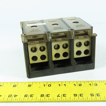Ferraz Shawmut 66413 3-Pole Power Distribution Block 600V