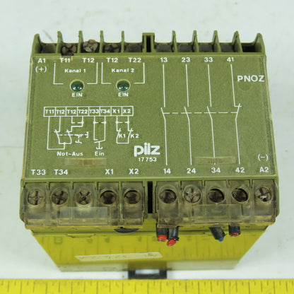 Pilz 474695 PNOZ Safety Relay 24VDC 3NO 1NC