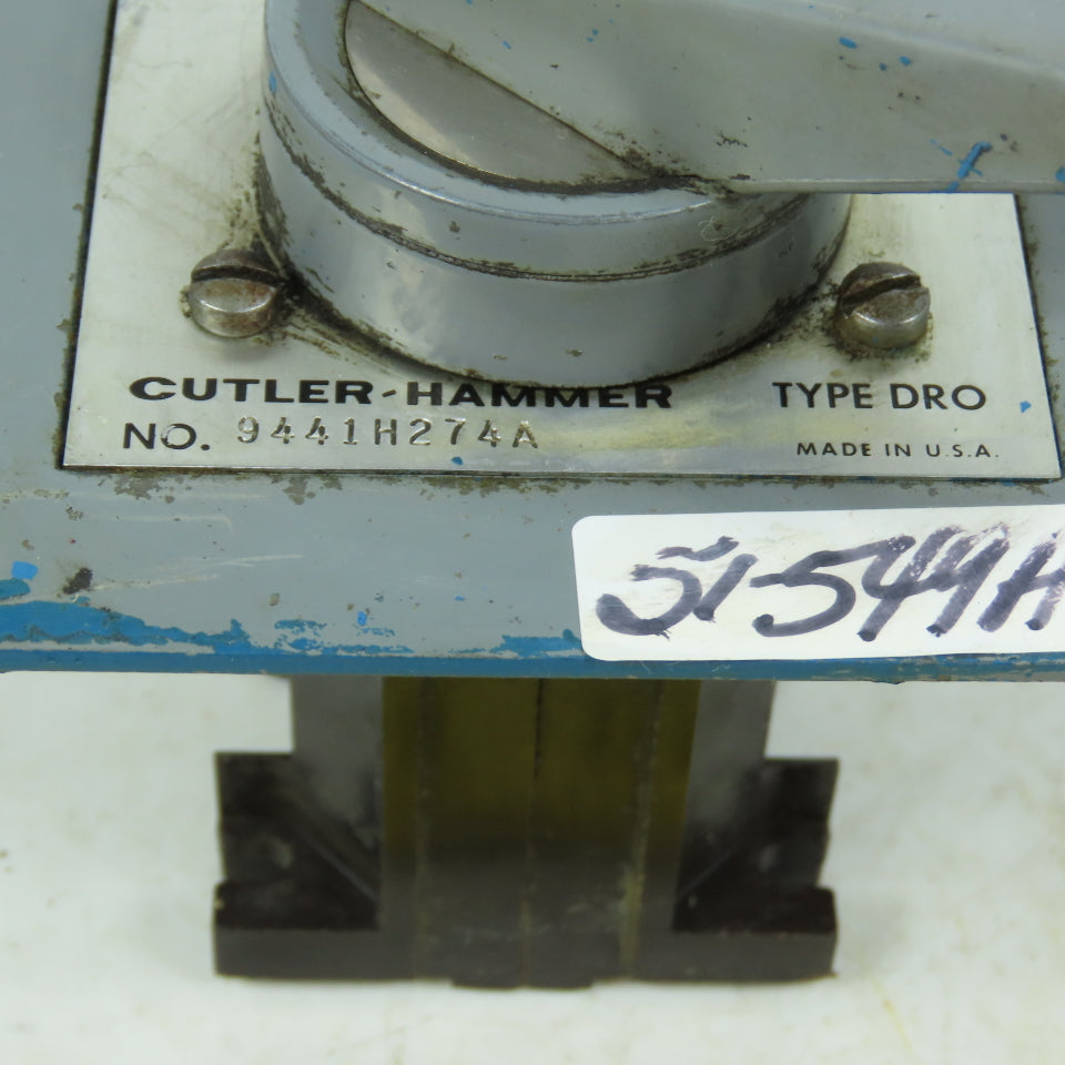 Cutler-Hammer 9441H274A Type DRO Forward Reverse Drum Switch 2HP