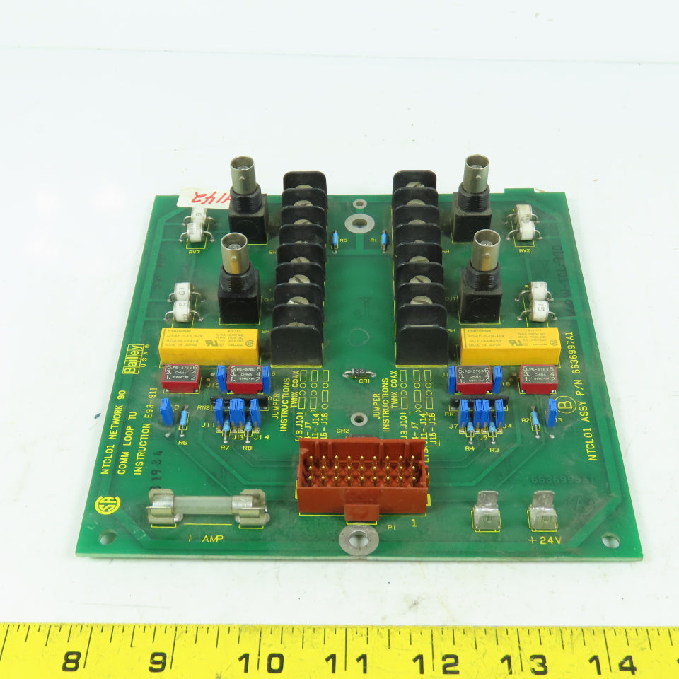 Bailey 6636997A1 NTCL01 Network 90 Communication Loop Termination Unit TU