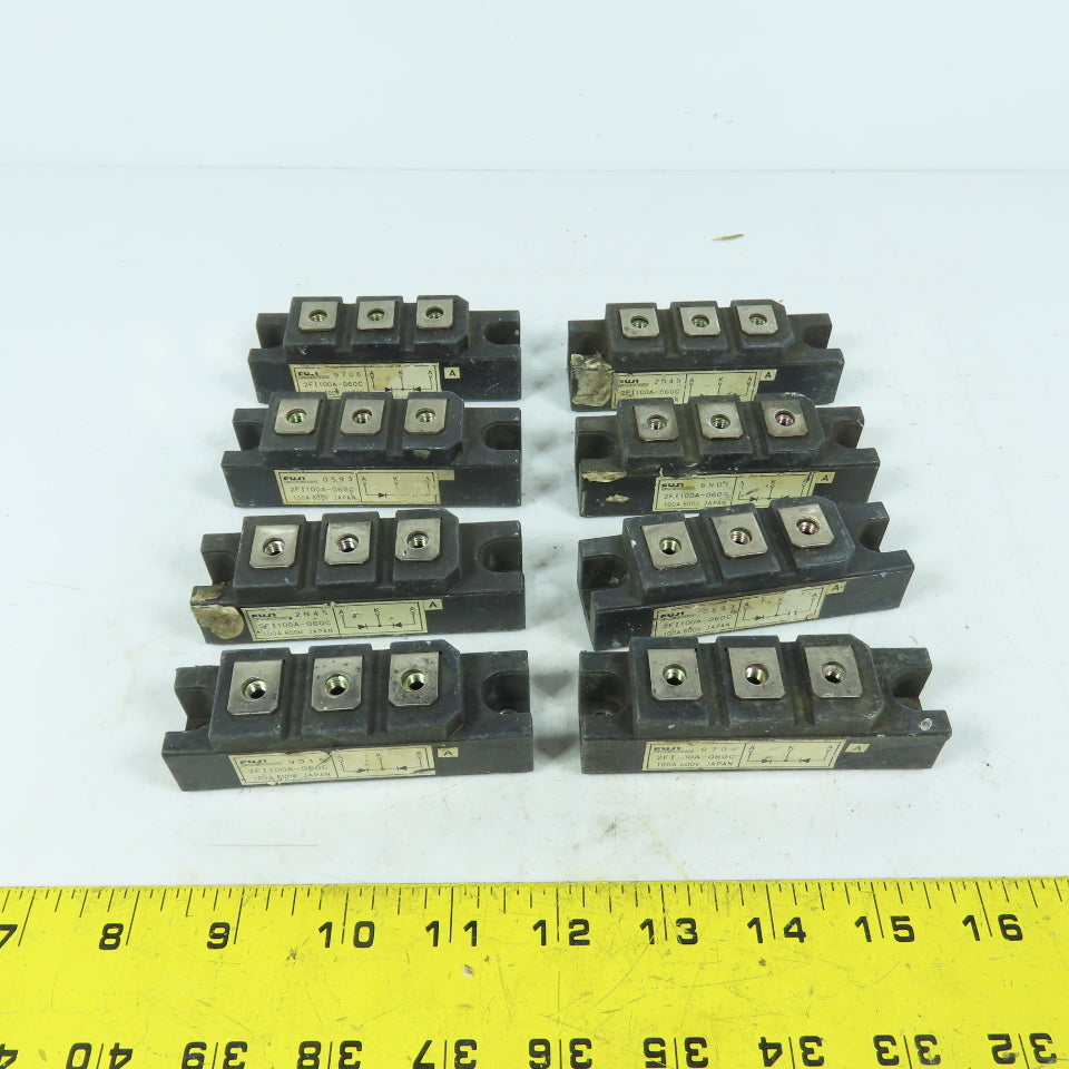Fuji Power Module Fuji Electric 2FI100A-060C Power Diode Modules 100A 600V Lot of 8 ...
