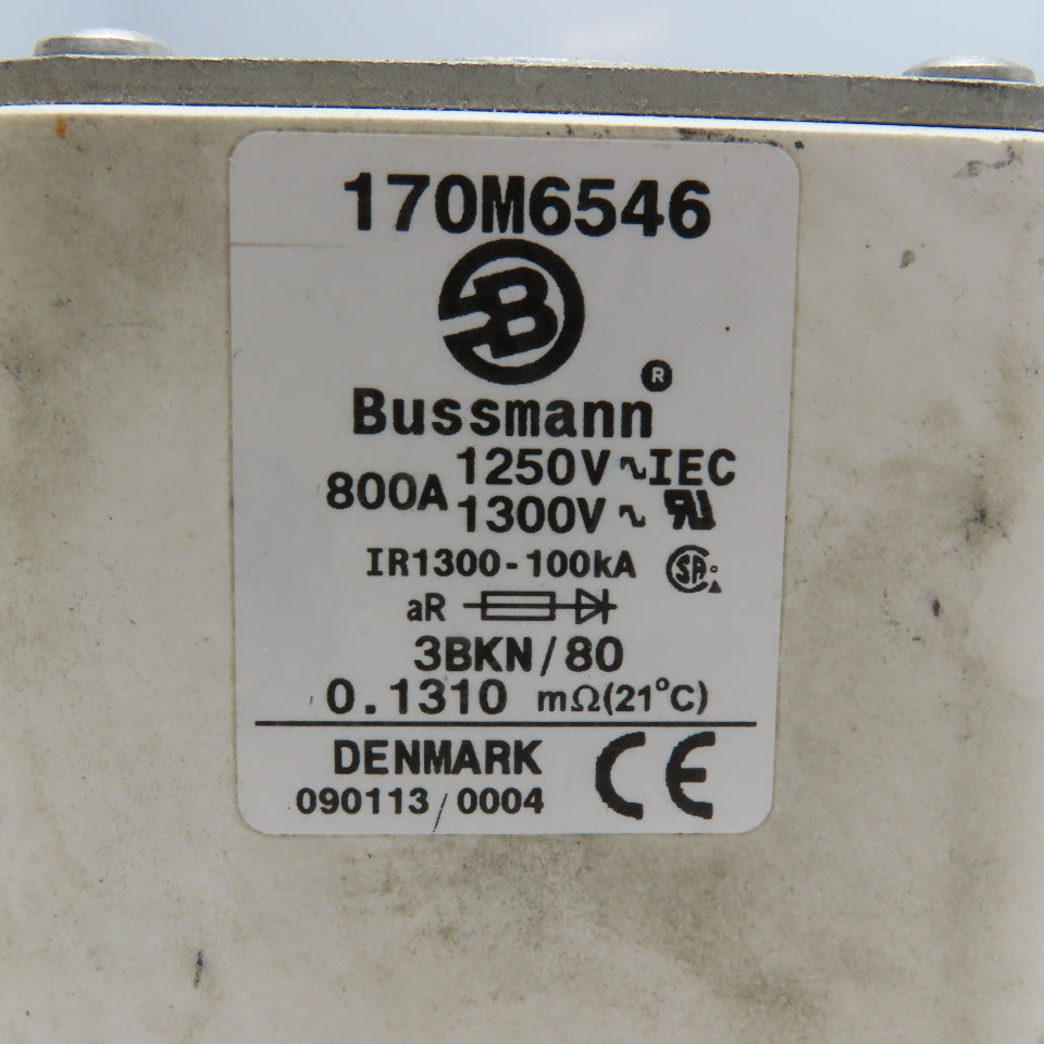 Bussmann 170M6546 800A 1300V Fast Acting Fuse