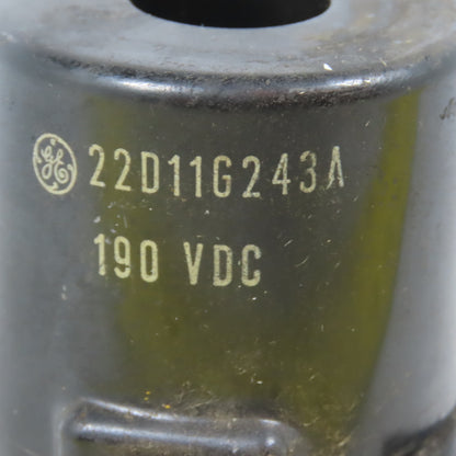 General Electric (GE) 22D11G243A 190 VDC Solenoid Coil