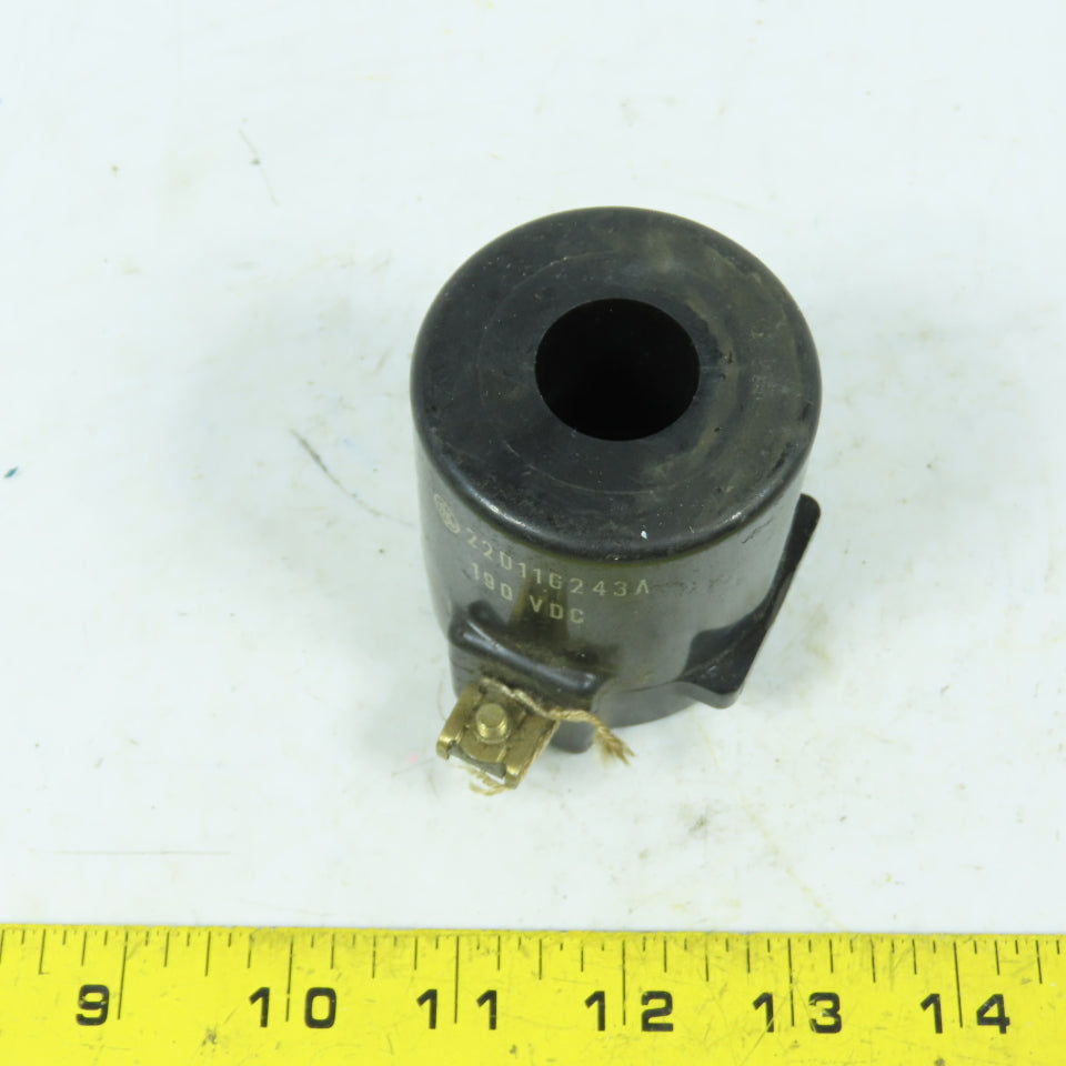 General Electric (GE) 22D11G243A 190 VDC Solenoid Coil