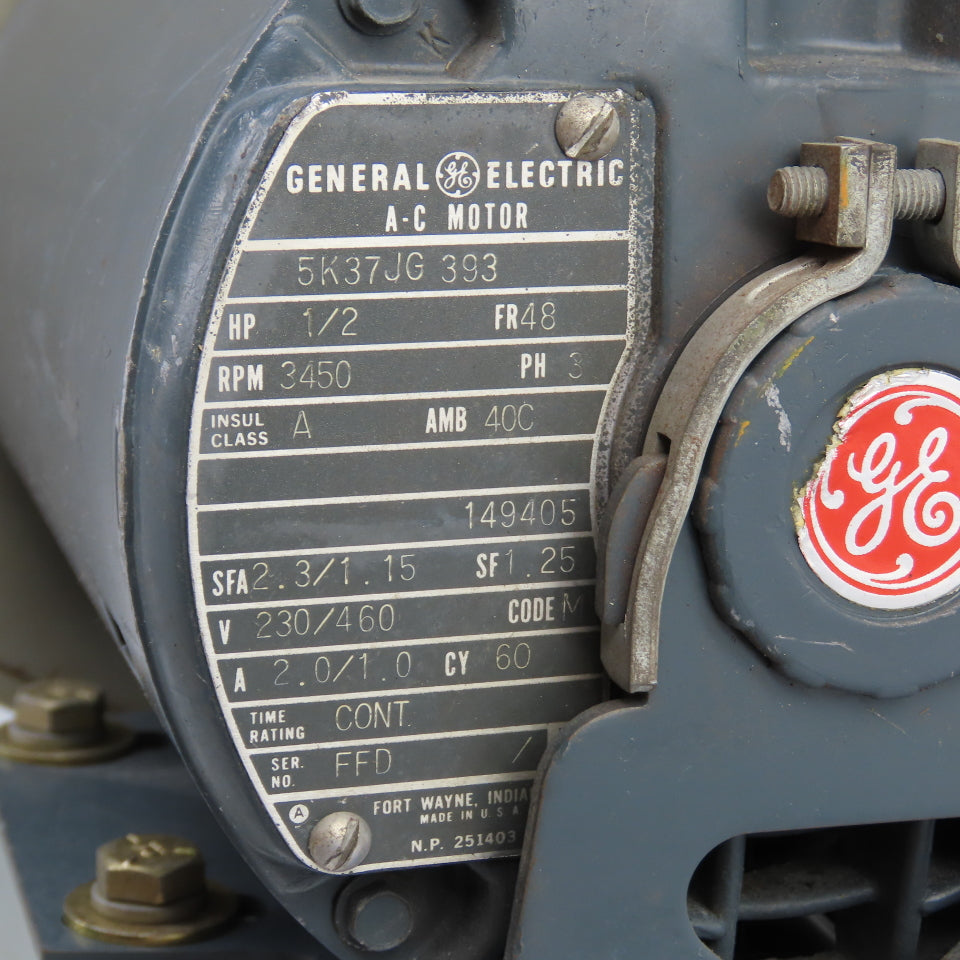 Torin A23672 1/2HP Electric Motor Centrifugal Blower 230/460V 3Ph 3450RPM