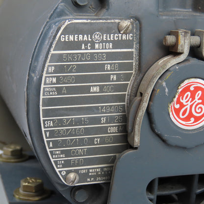 Torin A23672 1/2HP Electric Motor Centrifugal Blower 230/460V 3Ph 3450RPM