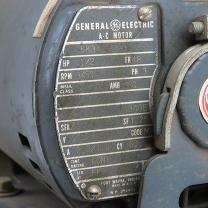 Torin A23672 1/2HP Centrifugal Blower 230/460V 3Ph 3450RPM