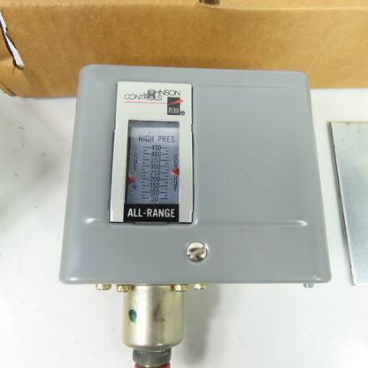 Johnson Controls P170CA-3C High Pressure Control 50-450 PSIG 1/4" Male Flare