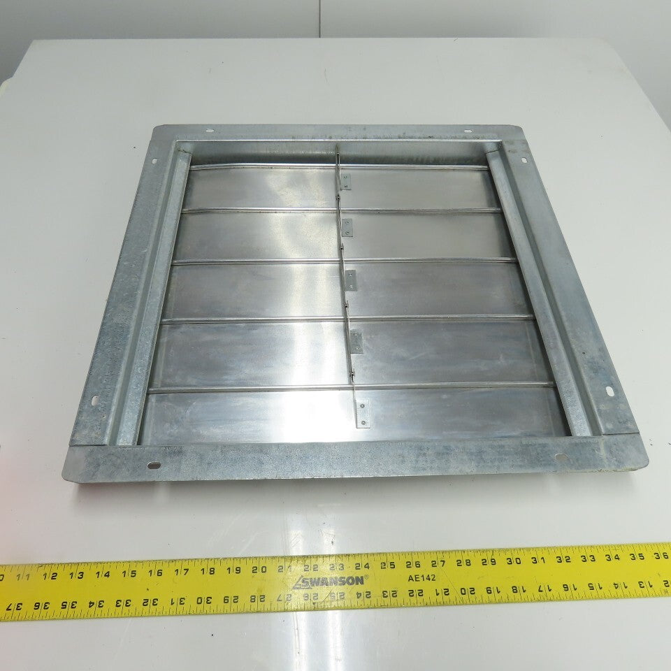 Gravity Backdraft Damper Exhaust Shutter 20" x 20"