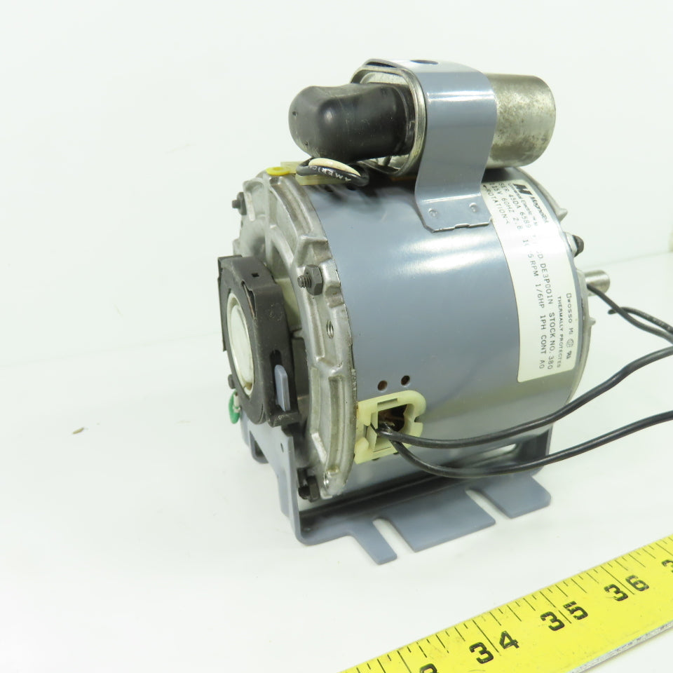 Magnetek DE3P001N 1/6HP Electric Motor 115V 1075RPM 1Ph