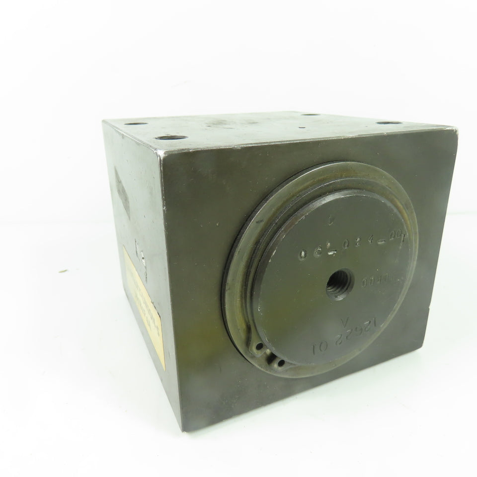 301B2F4A 6 Port Aluminum Hydraulic Rotary Union Manifold 5.5" x 5.25" x 4.5"