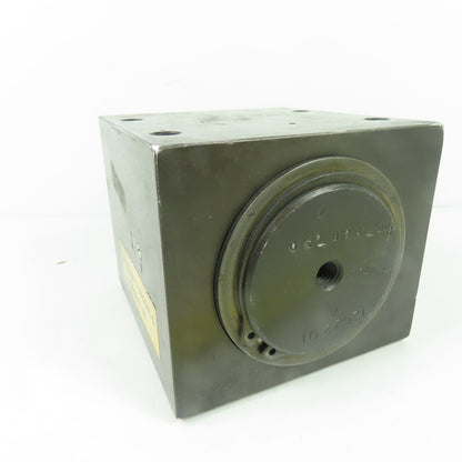 301B2F4A 6 Port Aluminum Hydraulic Rotary Union Manifold 5.5" x 5.25" x 4.5"