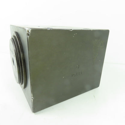 301B2F4A 6 Port Aluminum Hydraulic Rotary Union Manifold 5.5" x 5.25" x 4.5"