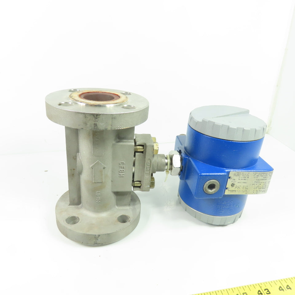 Foxboro 83 F-D1HS1SSTNA Vortex Flowmeter 1.5-150 CF8M Stainless 12.5-42VDC